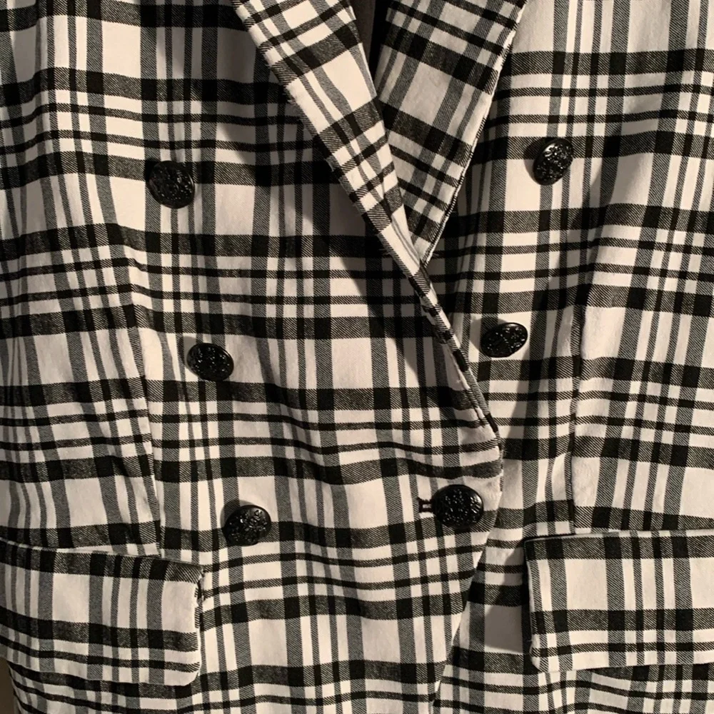 Maison D' Amelie Paris Black & White Blazer EUC